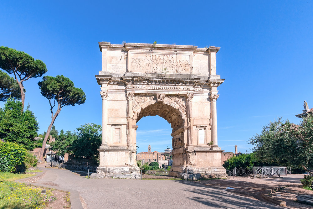 Completion of Roman Arch of Titus