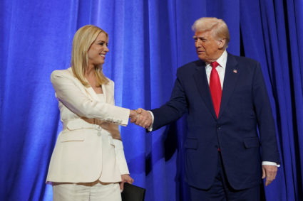 Trump announces Pam Bondi departure as attorney general
