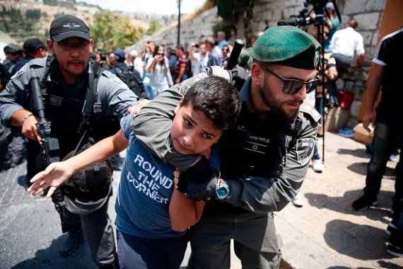 Palestinian children in detention crisis
