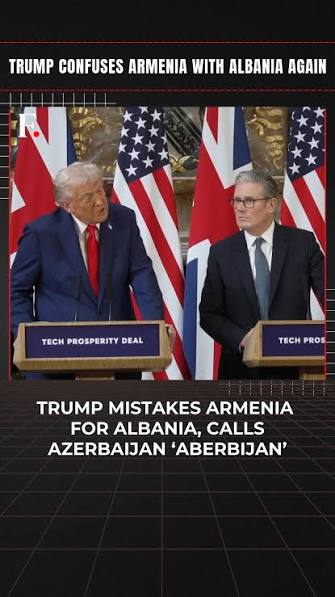 Trump Armenia–Albania Confusion Statement