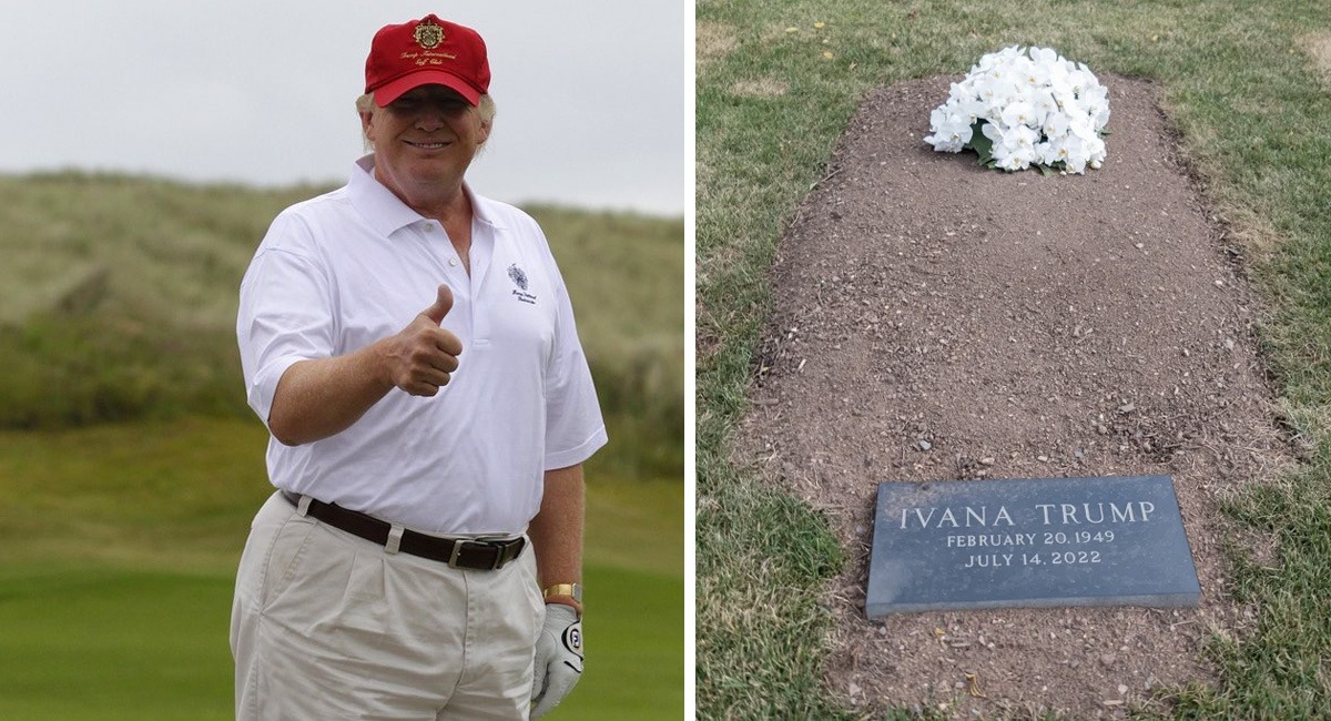 Ivana Trump buried at Trump National Golf Club in New Jersey