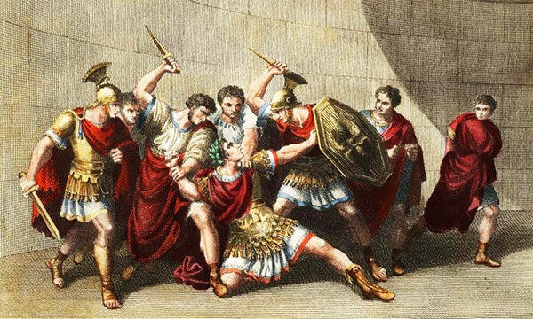 Assassination of Roman Emperor Caligula