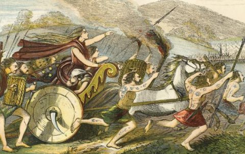 Roman Invasion Initiates British Campaign