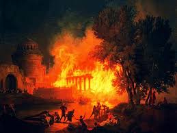 Great Fire Devastates Ancient Rome