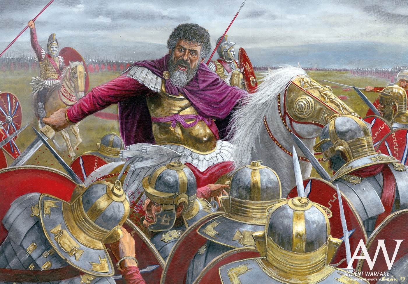 Roman Civil War Clash at Lugdunum