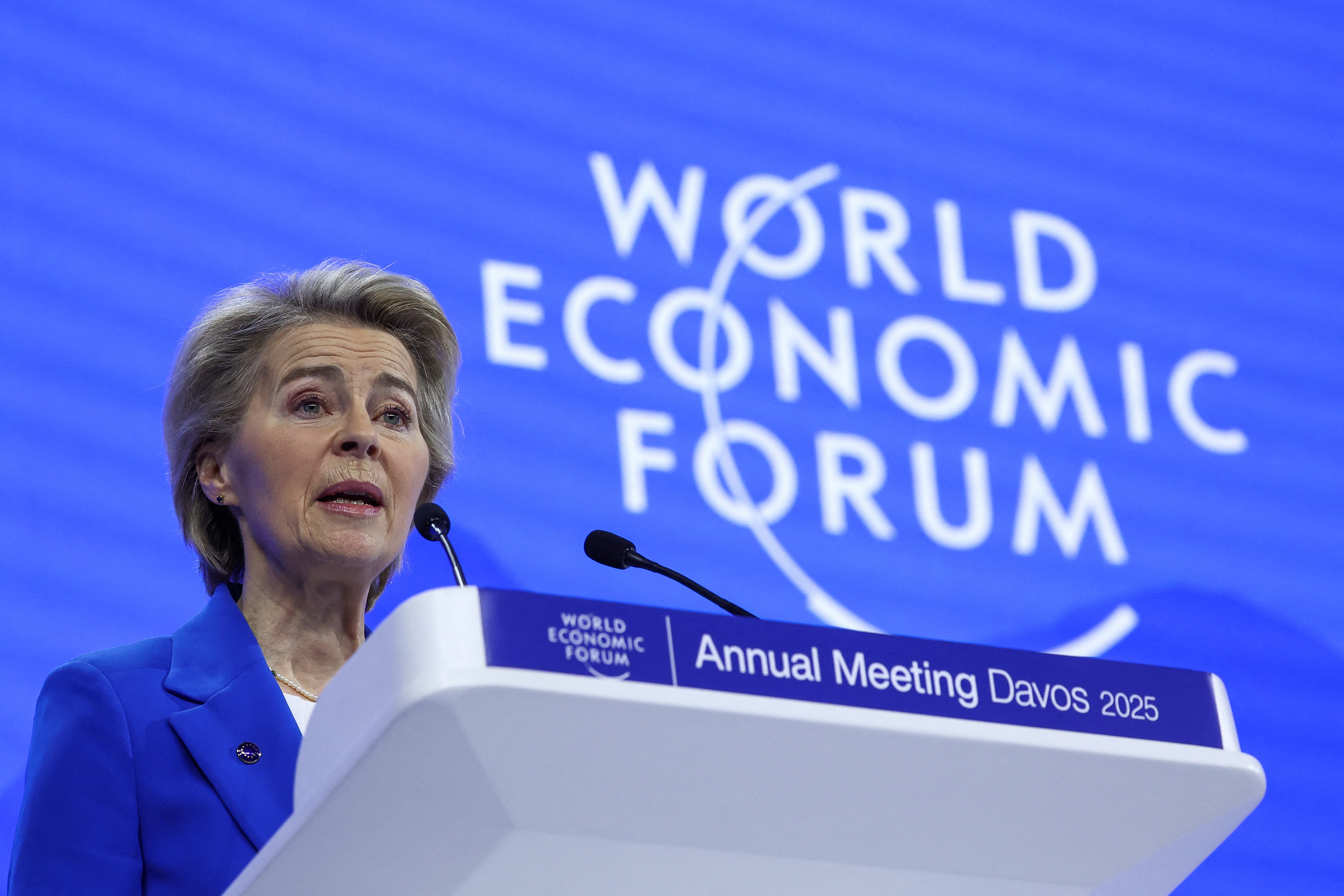 Global Tensions Rise at Davos Over U.S.–Europe Relations