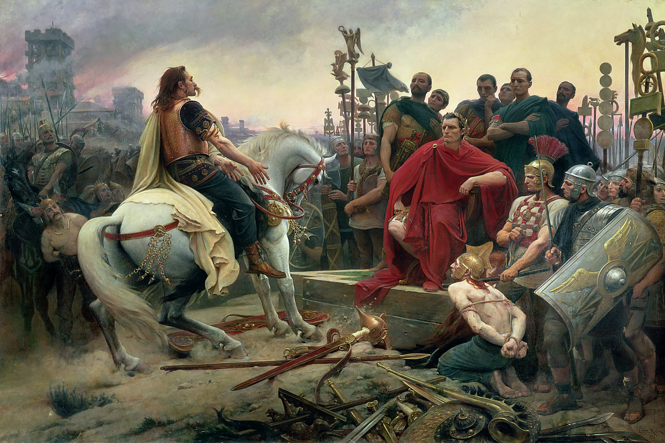 Clash at Châlons Between Romans and Gallic Usurper